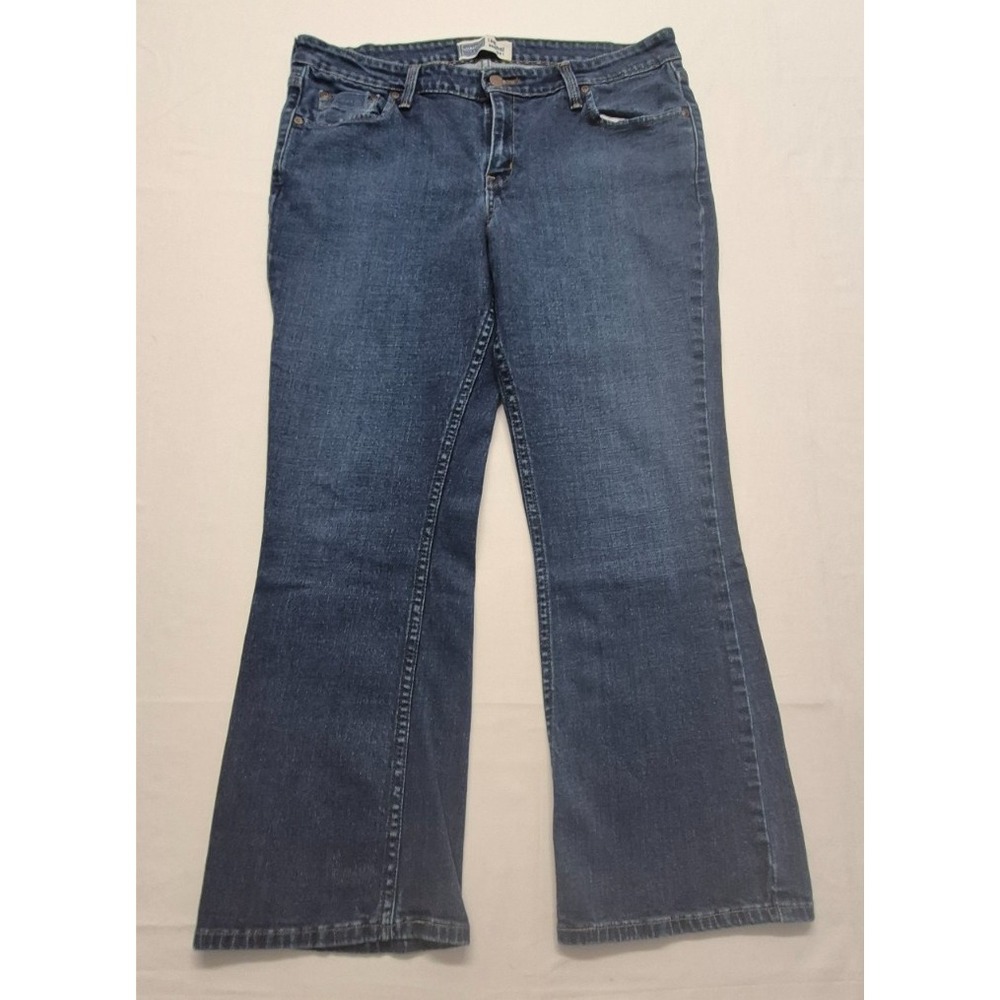 Levi Strauss Signature women's low rise bootcut denim blue‎ jeans No Size